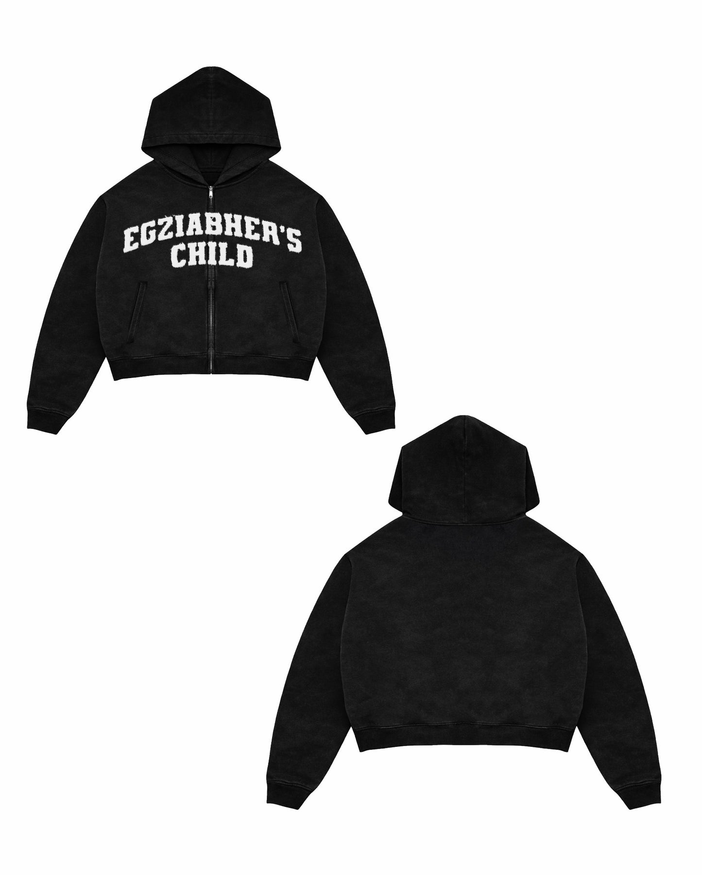 EGZIABHER’S CHILD (GOD'S CHILD) Jet Black Hoodie