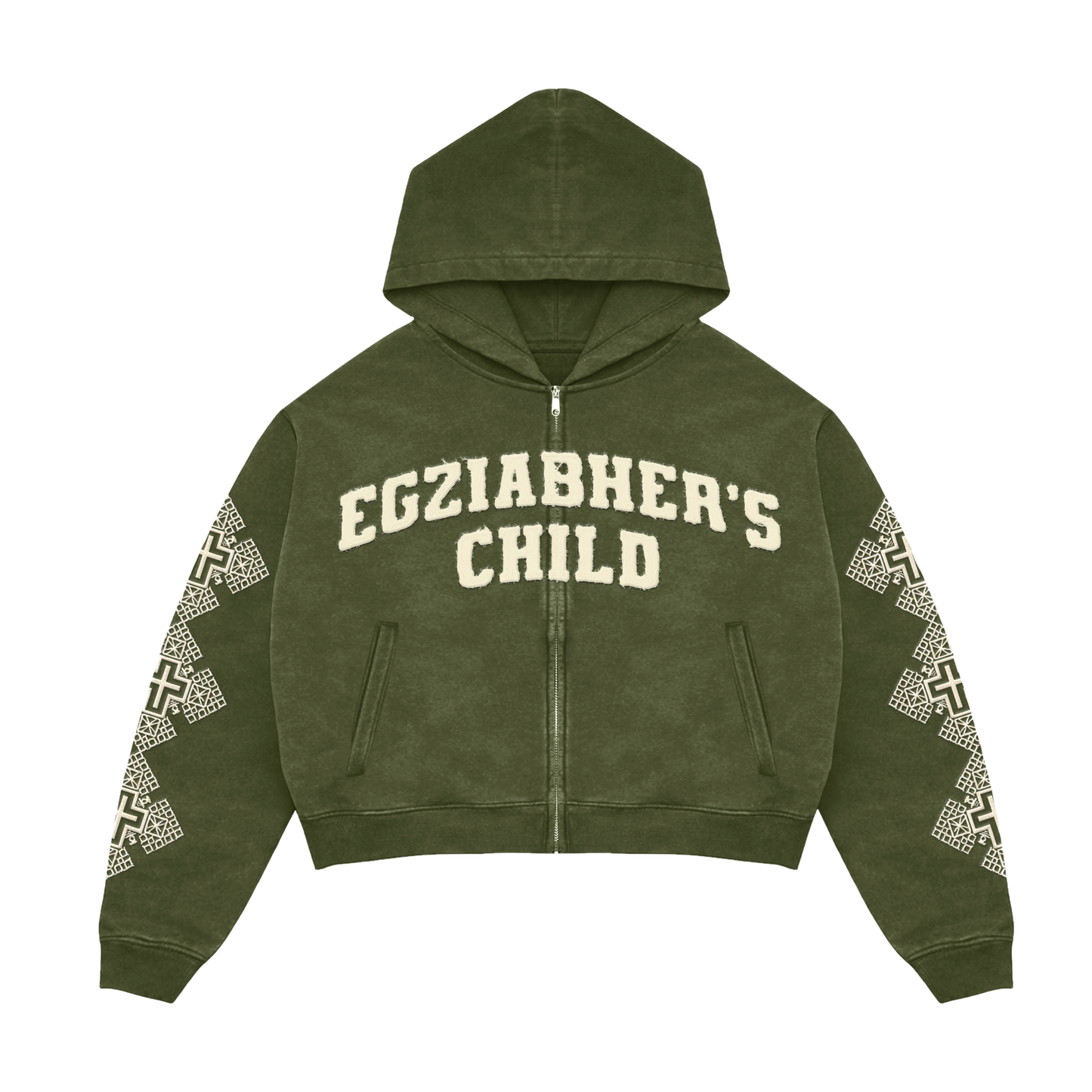 EGZIABHER’S CHILD (GOD'S CHILD) Green Hoodie