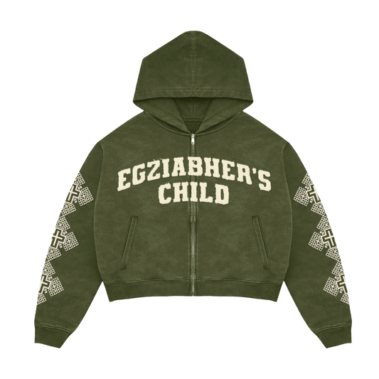 EGZIABHER’S CHILD (GOD'S CHILD) Green Hoodie