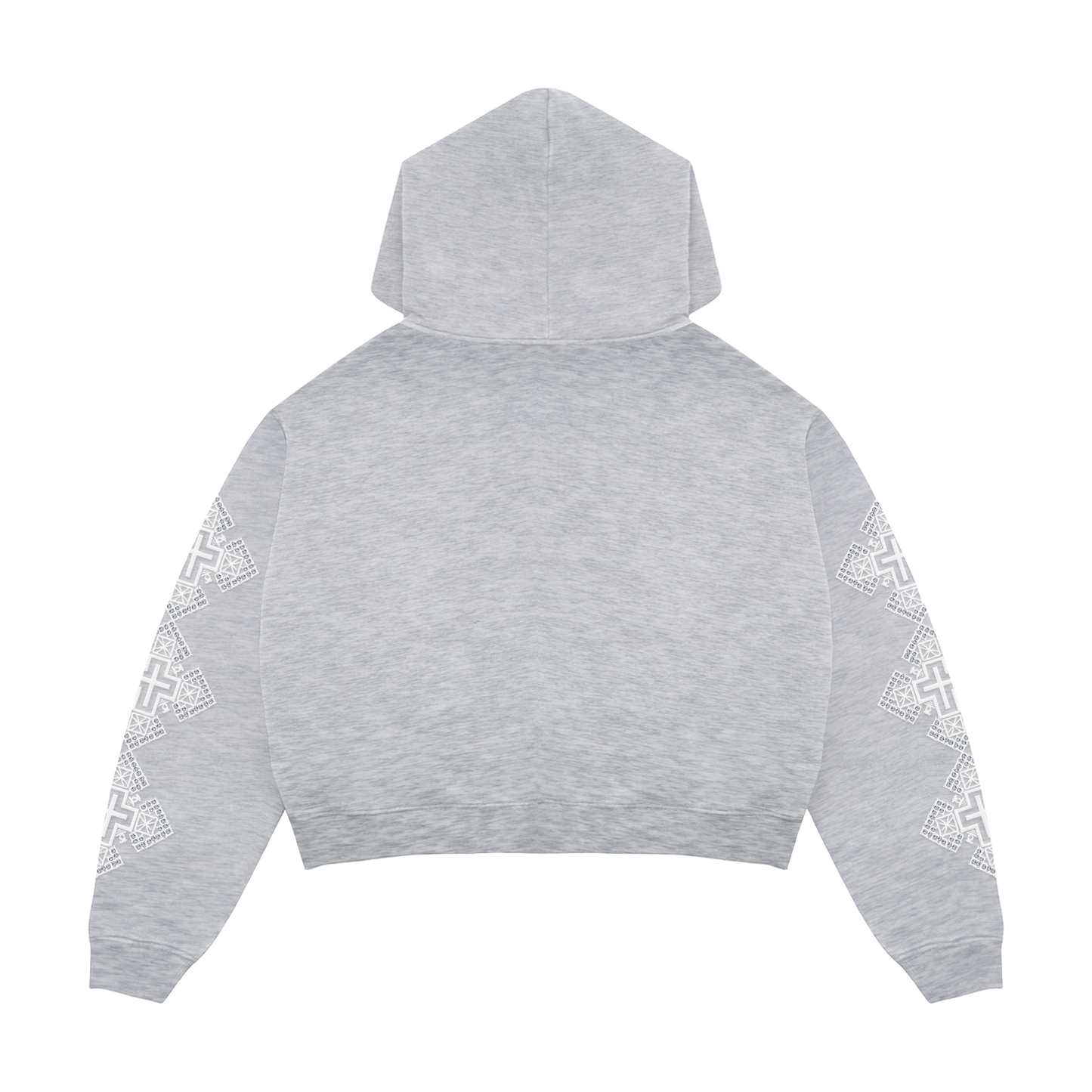 EGZIABHER’S CHILD (GOD'S CHILD) Grey Rhinestone Hoodie