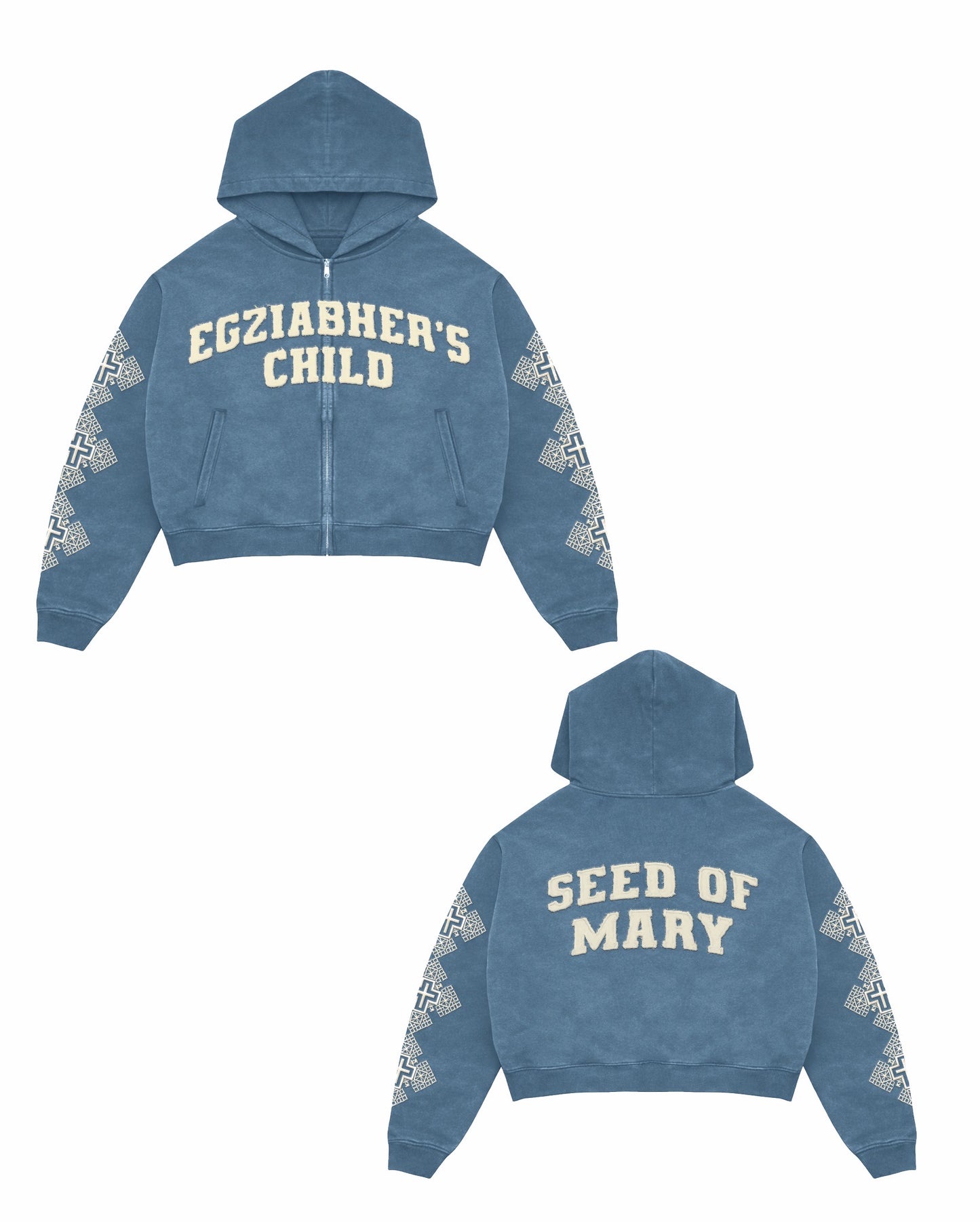 EGZIABHER’S CHILD (GOD'S CHILD) Blue Hoodie (Copy)