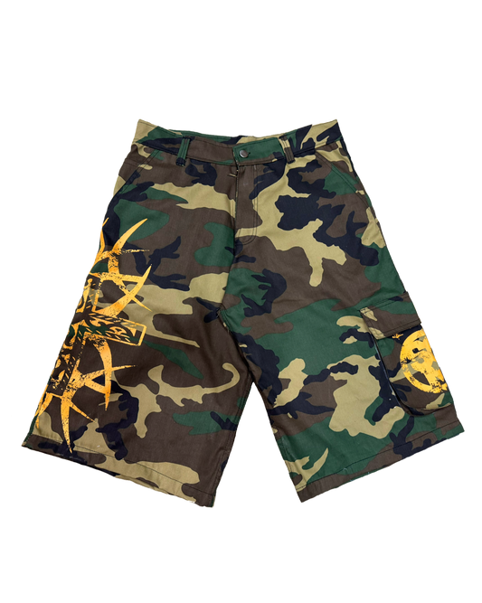 KIBRA Baggy Camo Jorts