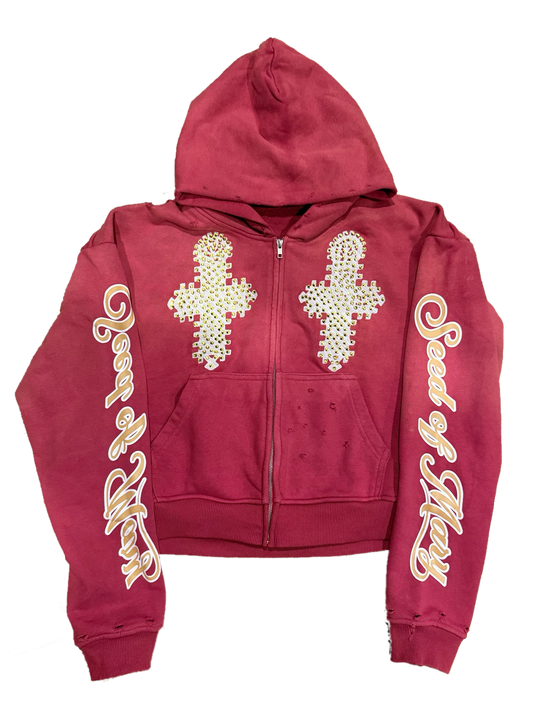 WINE Zip-Up Hoodie