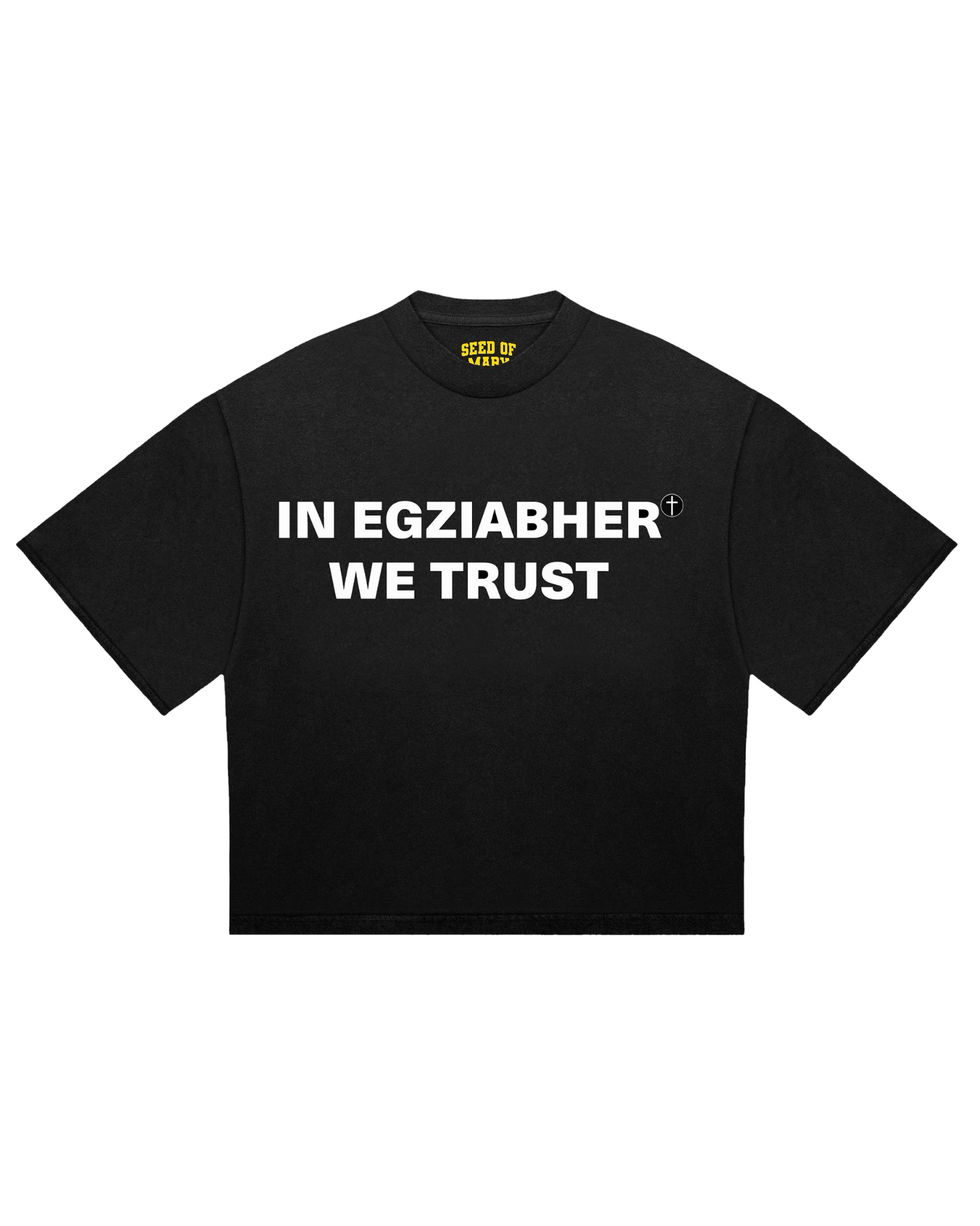 IN EGZIABHER (GOD) WE TRUST Black Tee