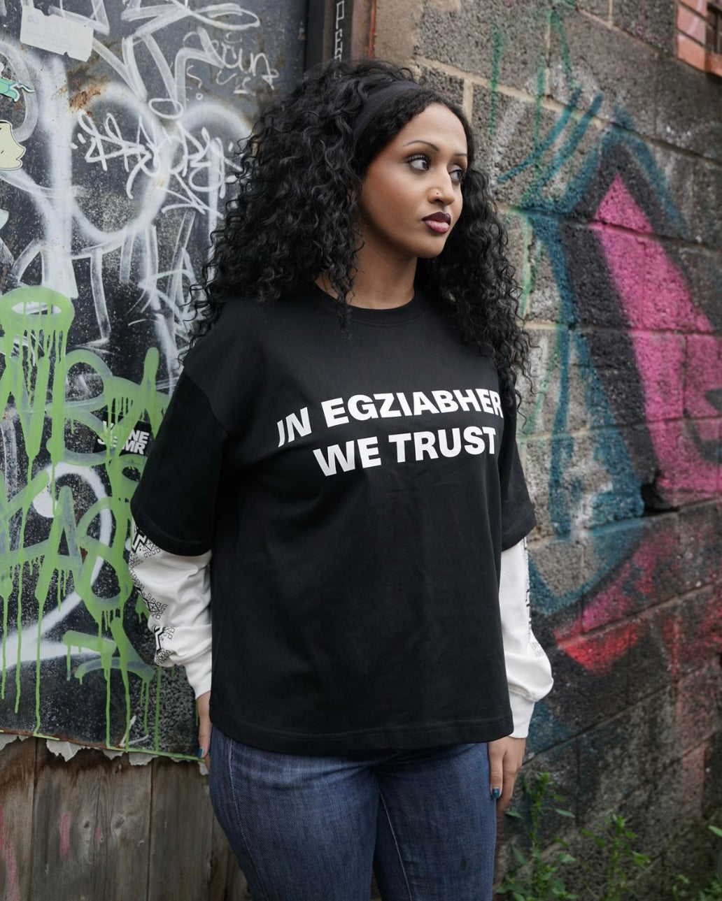 IN EGZIABHER (GOD) WE TRUST Long Sleeve