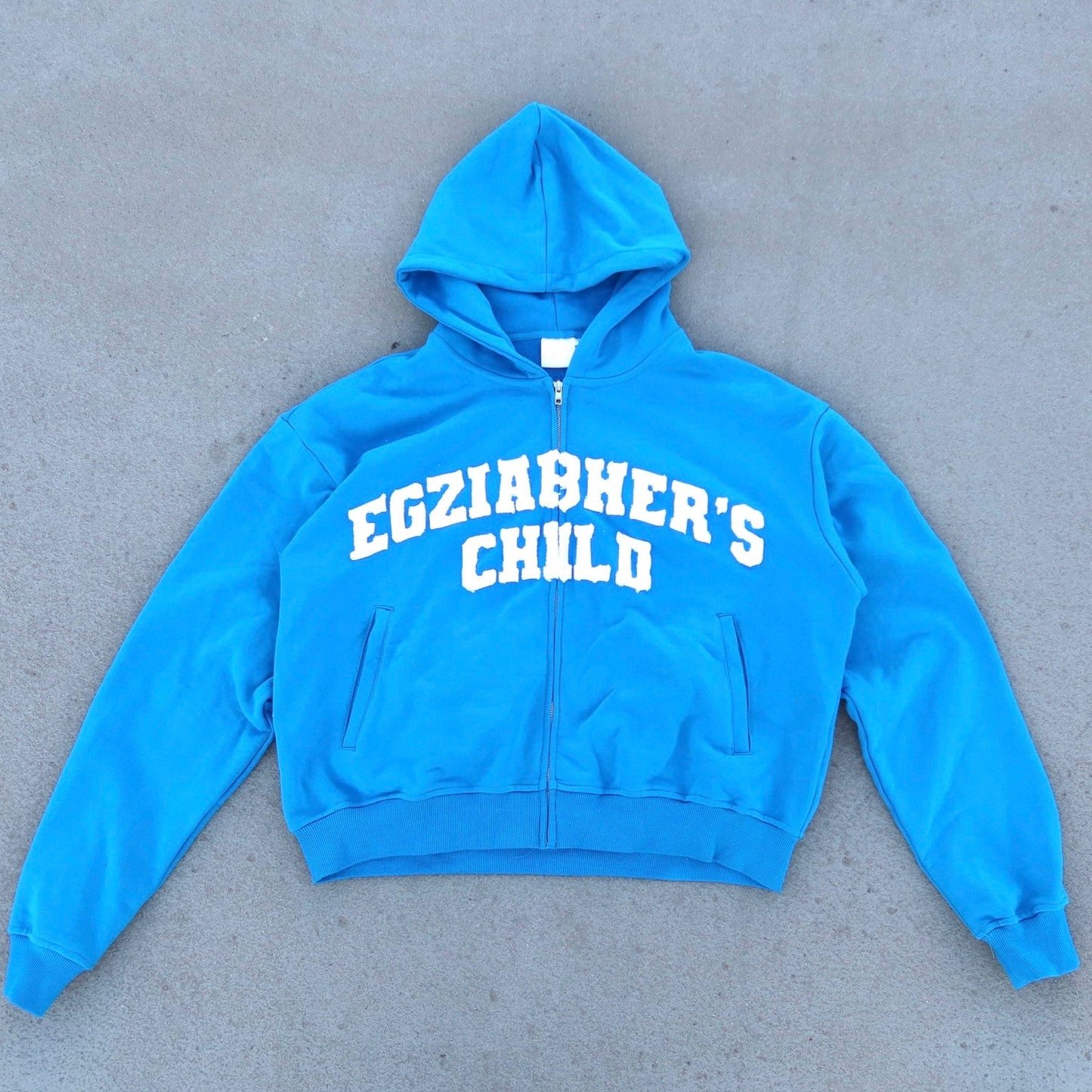 EGZIABHER'S CHILD Zip-Up Blue